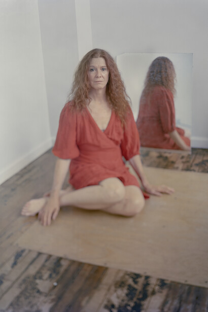 Ahndraya Parlato, Harper on the floor (detail), from Time to kill, 2022–2026. Inkjet print. Courtesy of the artist