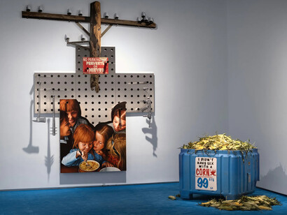 Robin Kid, Searching for America, exhibition view. Courtesy of Templon Gallery