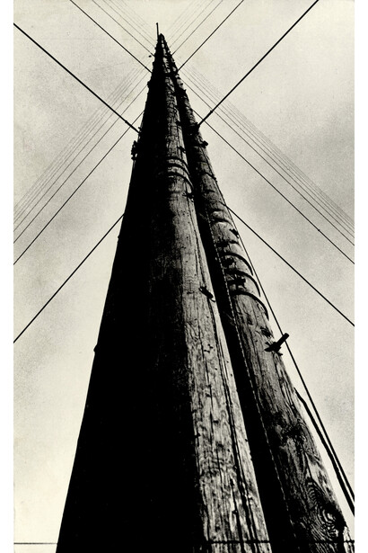 Aleksandr Rodchenko, Radio Station Tower, 1929, Gelatin silver print, 22.4 x 14.2, Jack Kirkland Collection © Rodchenko & Stepanova Archive, DACS, RAO, 2014