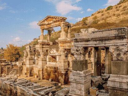 Ruinas de la ciudad blanca de Éfeso, Turquía