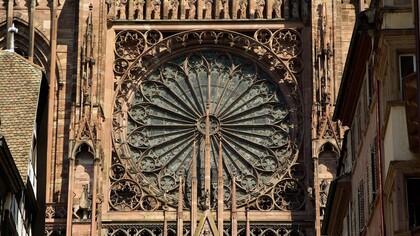 Rosetón de la catedral de Estrasburgo