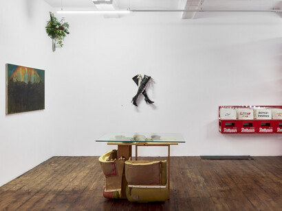 Various artists, Means of reproduction, exhibition view. Courtesy of Emalin