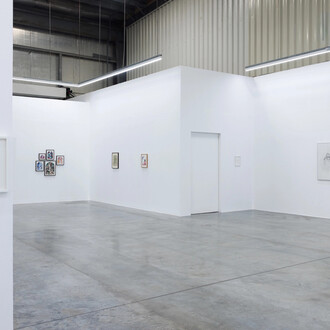 Various artists, The two walks, exhibition view. Courtesy of CARBON 12