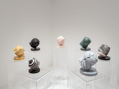 Park Eun Sun, Museo infinito - Park | Botta, vista della mostra. Per gentile concessione della Galleria Contini Art