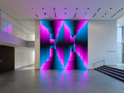 Rafaël Rozendaal, Light, exhibition view. Courtesy of MoMA