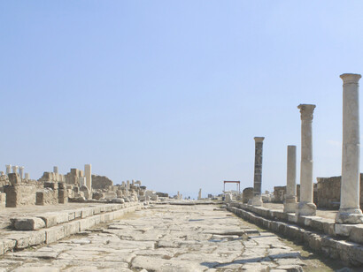 Siryan street, Laodicea ad Lycum, in Frigia, Turchia