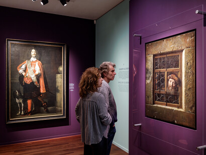 Samuel van Hoogstraten, The illusionist. Samuel van Hoogstraten, exhibition view. Courtesy of The Rembrandt House Museum