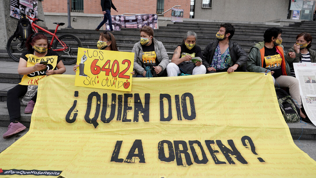 Las Madres de Soacha, colectivo de mujeres que reclaman por las víctimas de los llamados Falsos Positivos en Colombia