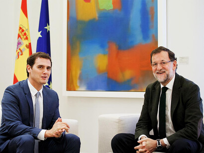 Albert Rivera y Mariano Rajoy