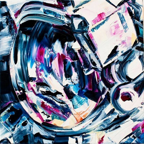 Michael Kagan, Afterglow, Oil on linen, 2014, 12 x 12 inches