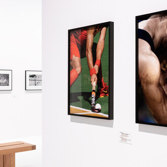 Sport in primo piano, vista della mostra. Per gentile concessione di Photo Elysée