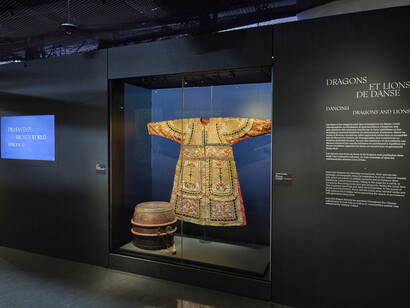 Dragons, exhibition view. Courtesy of Musée du Quai Branly