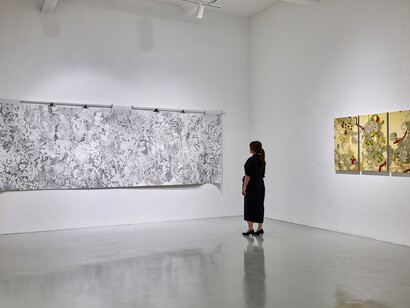 Kemalezedine, Liminal relic, exhibition view. Courtesy of Mizuma Gallery
