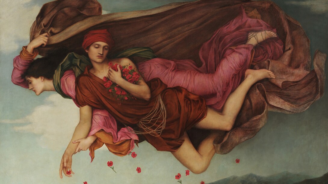 Evelyn De Morgan, "Night and Sleep", 1878. Wightwick Manor, Wolverhampton, England 
