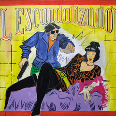 Konstantin Zvezdochotov and Alexander Petrelli, Troublemaker, Acrylic on canvas, 95 х 75 cm, 2010