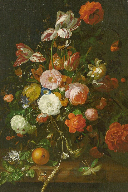 Rachel Ruysch, Still Life with Flowers (1708)