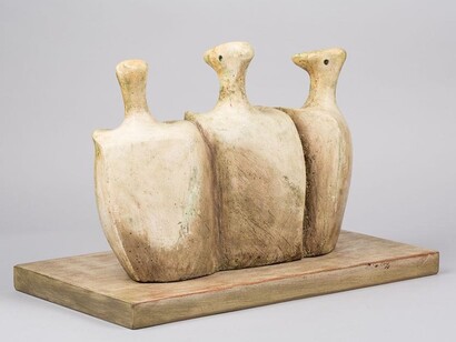 Henry Moore at Fonds Hélène & Édouard Leclerc. Courtesy of Henry Moore Foundation