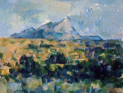 Paul Cézanne, Monte Sainte-Victoire visto da Lauves (La Montagne Sainte-Victoire vue des Lauves), 1902–06, Kunstmuseum Basel, Basilea, Svizzera