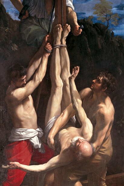 Guido Reni. Crocefissione di Pietro