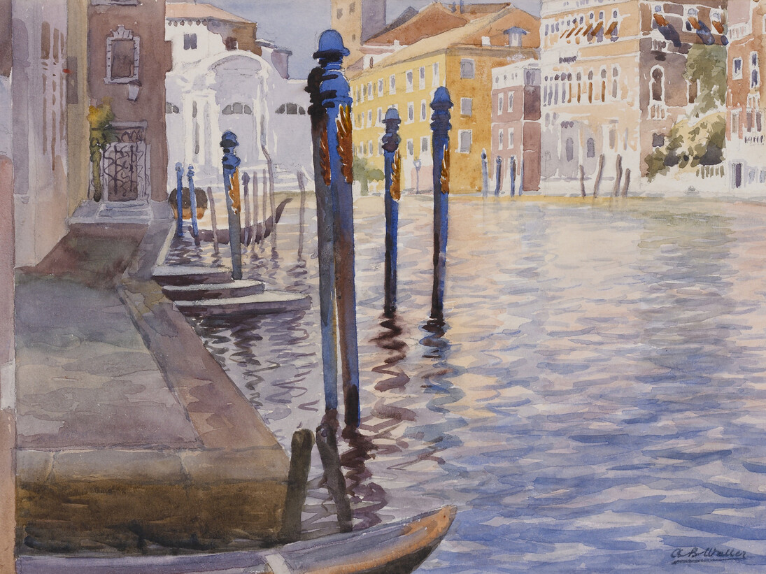 Venetian Canal (around 1926), A B Waller © National Museums Liverpool