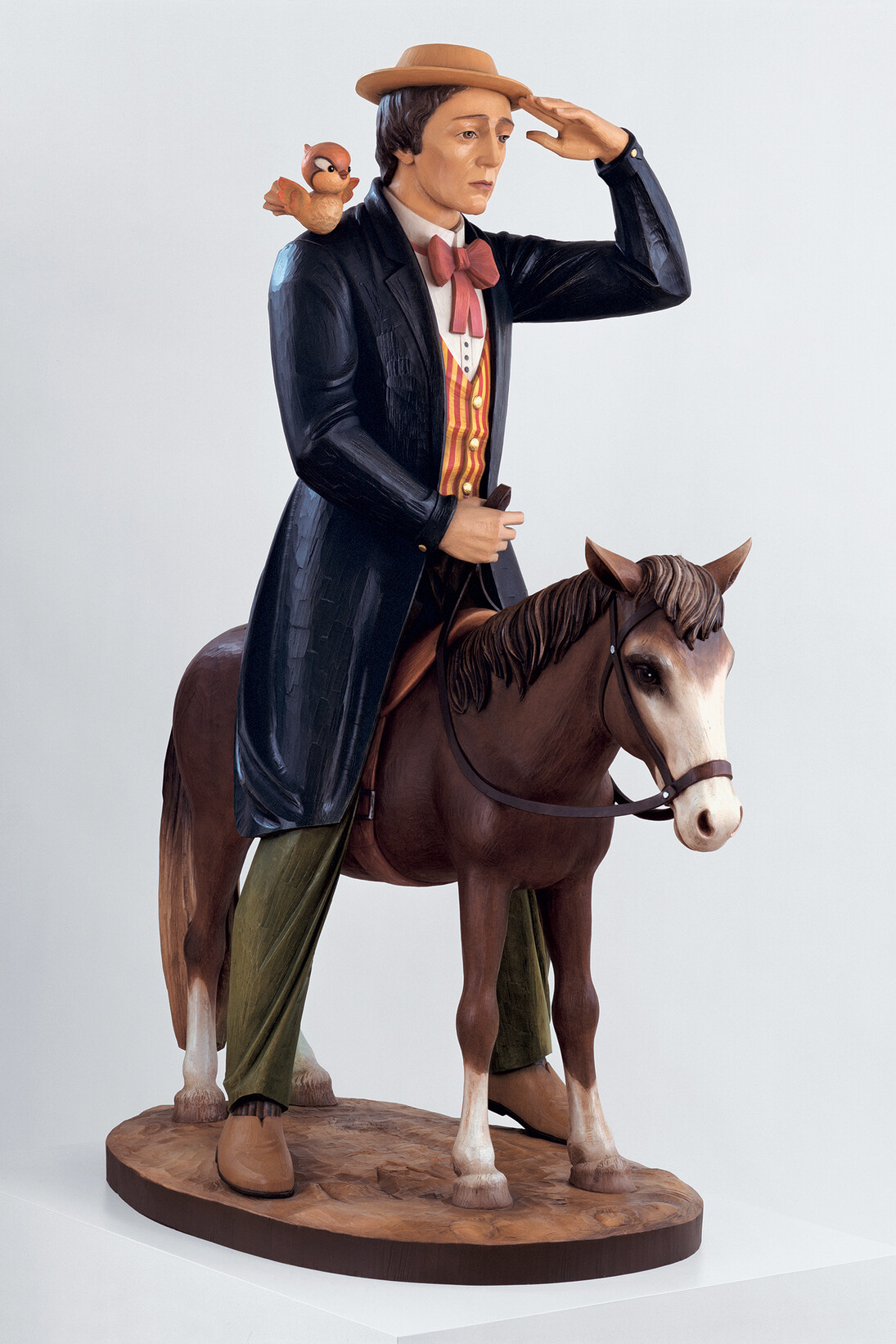 Buster Keaton, 1988, Polychrome wood, Edition no 3/3, The Sonnabend collection and Antonio Homem © Jeff Koons