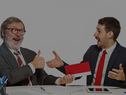 Resolve workplace disputes effectively with two business professionals striving to overcome misunderstandings through productive communication