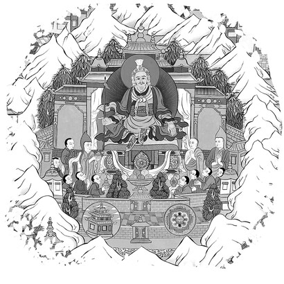 Shambhala. Ce serait un lieu où serait sauvegardé un savoir primordial, instinctif, transmis par le bouddha lui-même