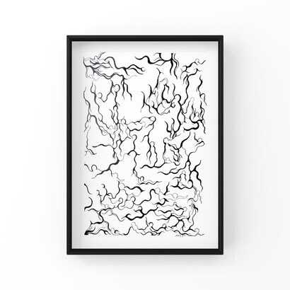 Anely Girondin, The movements of our roots. Courtesy of Kate Oh Gallery