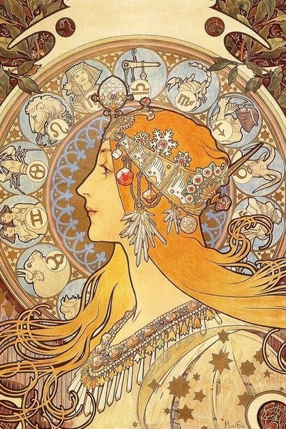 L'Oroscopo di Alphonse Mucha