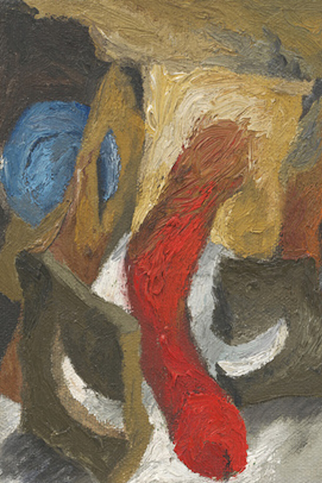 No title, ca. 1962, Oil on canvas over wood, 17.1 x 12.8 x 4.4 cm / 6 3/4 x 5 x 1 3/4 in. Courtesy of Hauser & Wirth