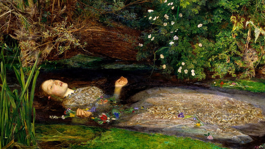 John Everett Millais, Ophelia, 1851-1852