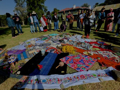 Display of offerings, GTA Assembly, Aug 2023, Nanyuki, central Kenya @ Ashish Kothari