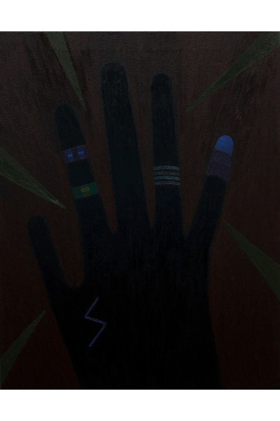 Morrison, Alex Gene 'Hand', 2014, Oil on canvas, 65 x 50 cm
