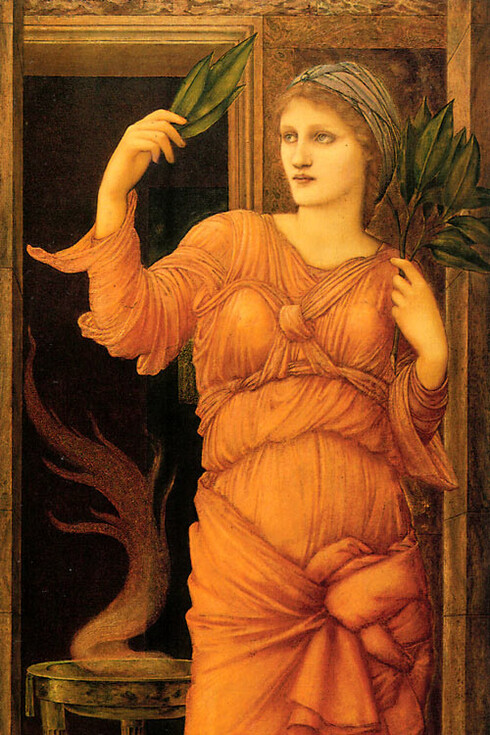 E. Burne Jones, Sibilla delfica