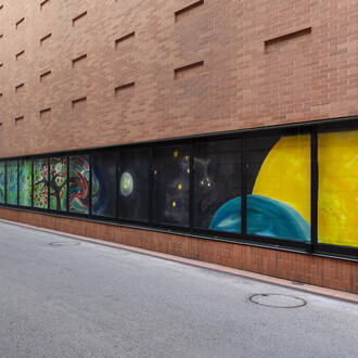 Sophie von Hellermann, Get your head around it, exhibition view. Courtesy of Kunsthalle Wien