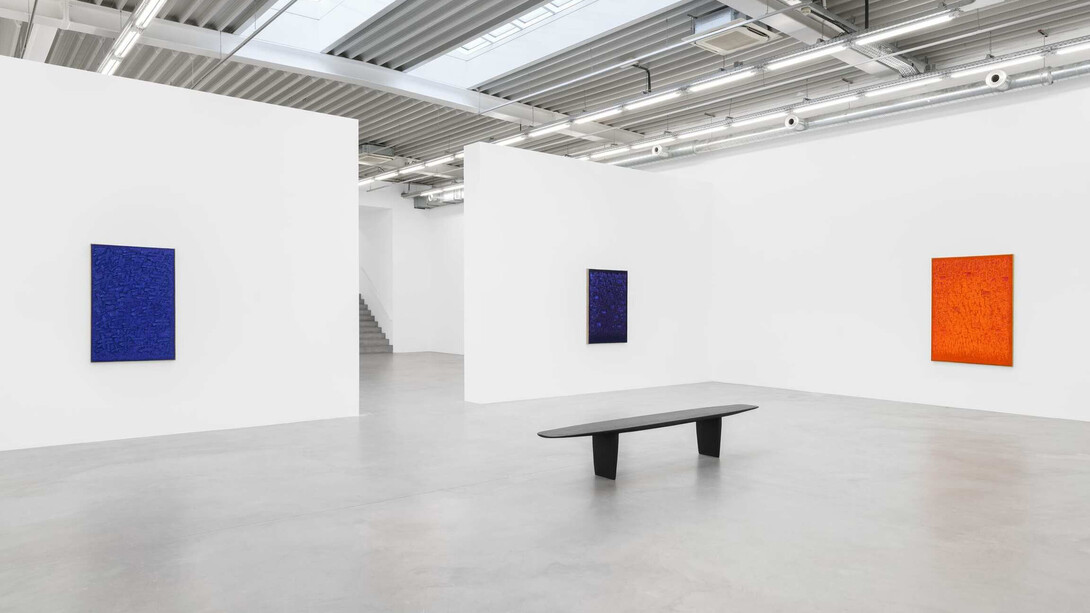 Ha Chong-Hyun, vue de l'exposition. Avec l'aimable autorisation d'Almine Rech