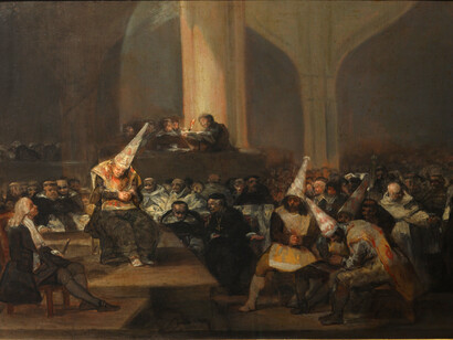 «Auto de fe de la Inquisición» (1812-1819), Francisco de Goya