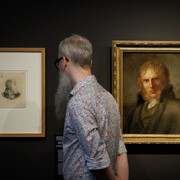 Caspar David Friedrich, Der maler, Ausstellungsansicht. Mit freundlicher Genehmigung des Albertinum Museums