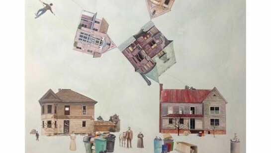 Pablo D'Antoni, Contemporary Mortgages, 21x24", oil on panel, 2014