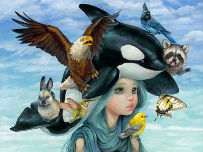 Camilla d'Errico, Northern Exposure. Courtesy of the artist and Corey Helford Gallery, LA