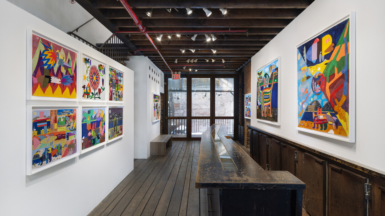 Pitseolak Qimirpik, Shapeshifter, exhibition view. Courtesy of Fort Gansevoort