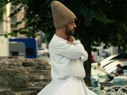 A whirling dervish