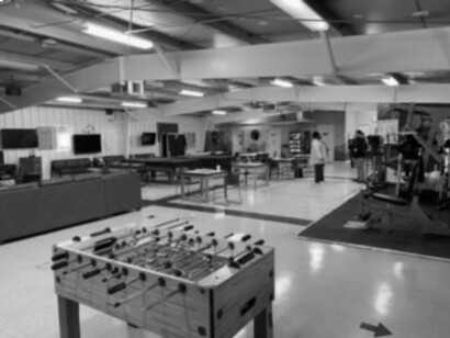 Russell Hall Rec Center at the Blue Ridge Job Corps, where he worked