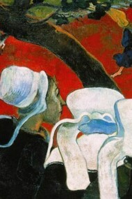 Paul Gauguin, La Vision après le sermon (La Lutte de Jacob avec l’Ange), 1888, huile sur toile, 72,2 x 91 cm, Scottish National Portrait Gallery, Édimbourg