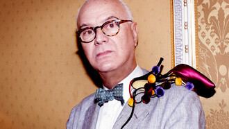 Lo stilista Manolo Blahník