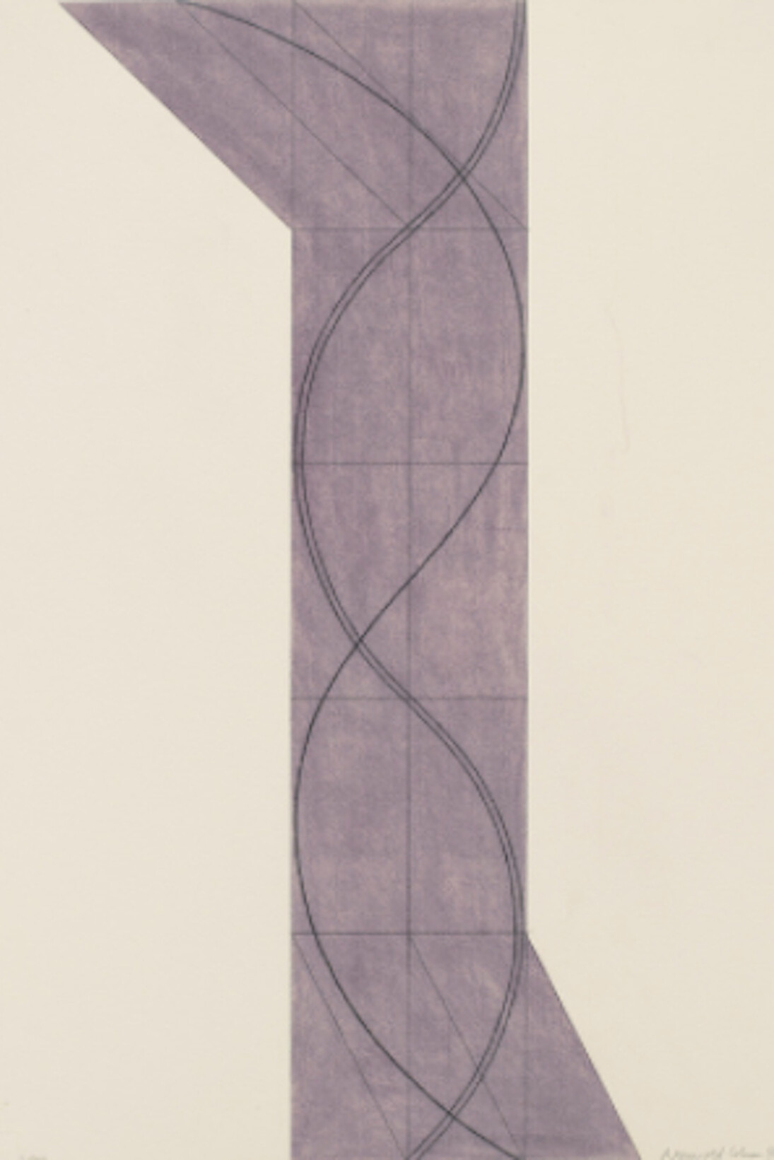 Robert Mangold. Courtesy of Pace Gallery