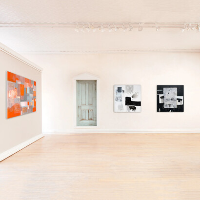 Peter Stephens and Guillaume Seff, Lines of expression, exhibition view. Courtesy of Nüart Gallery