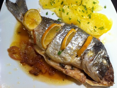 Dorada al horno