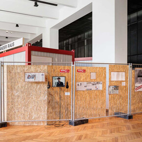 Christoph Schlingensief, It’s not my problem anymore! Exhibition view. Courtesy of MAK
