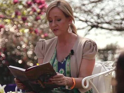 During the 2010 Easter Egg Roll at the White House, author J.K. Rowling read from Harry Potter and the Sorcerer's Stone, enchanting attendees with her words